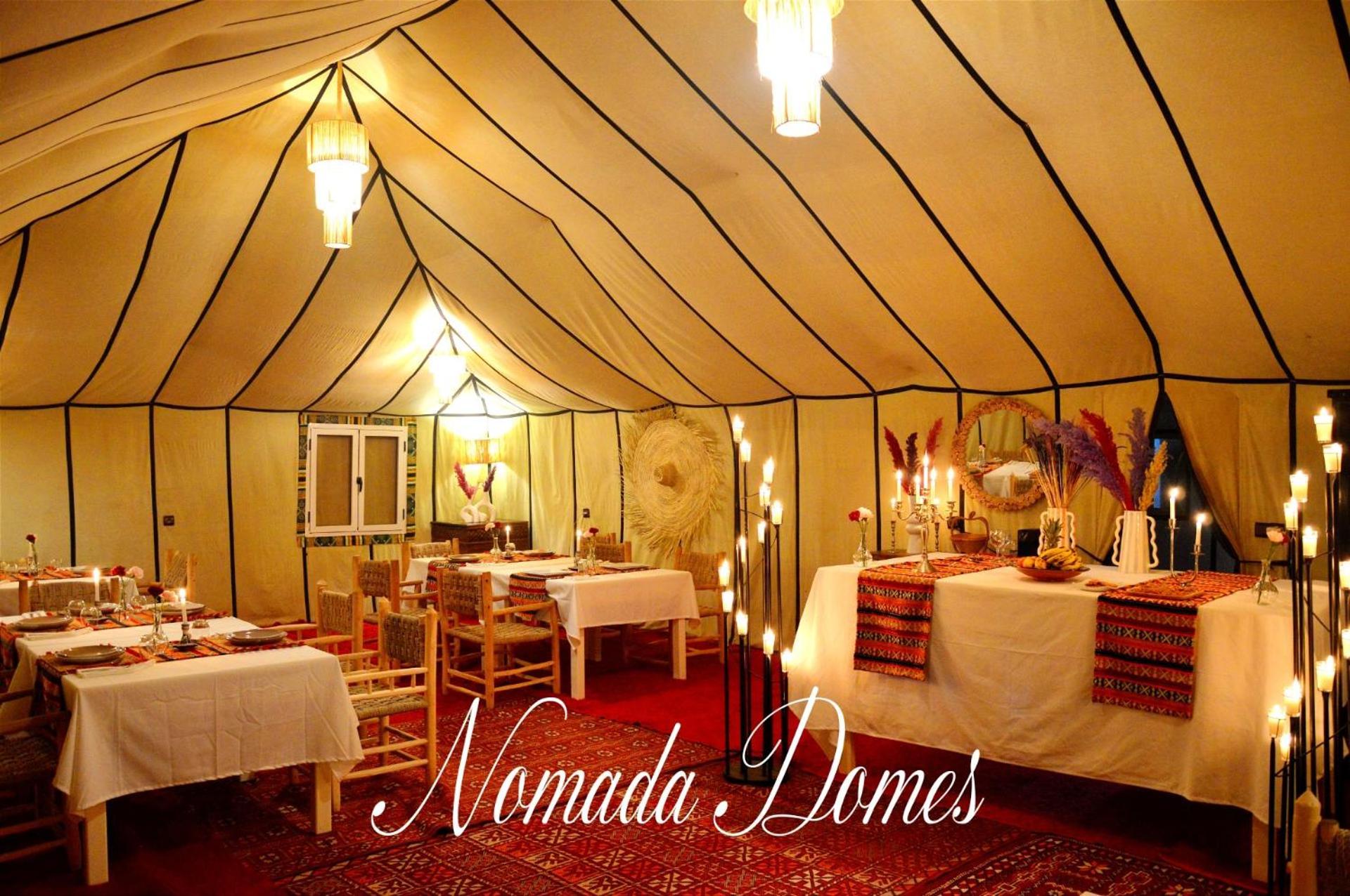 Hotel Nomada Domes Camp With Airco à Merzouga Extérieur photo