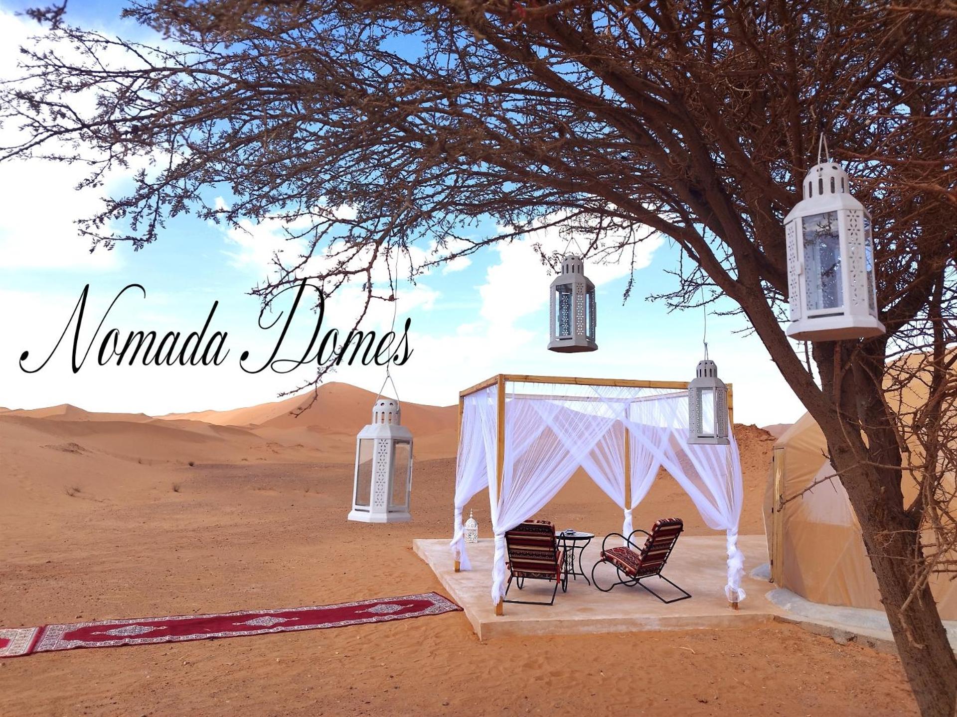 Hotel Nomada Domes Camp With Airco à Merzouga Extérieur photo