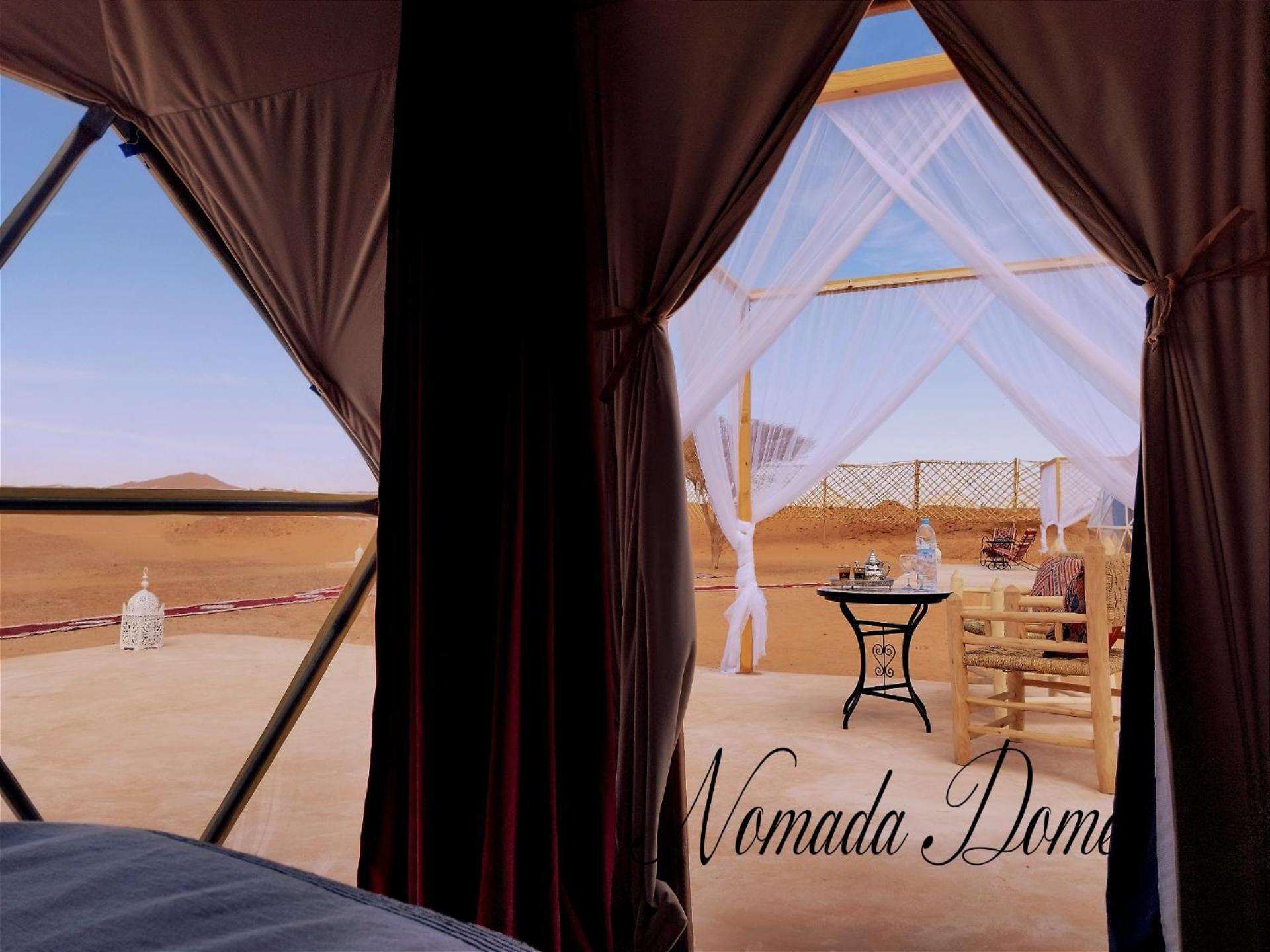 Hotel Nomada Domes Camp With Airco à Merzouga Extérieur photo
